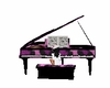 pink cheetah piano
