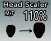 Scaler Head 110% M/F
