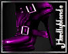 HB* Belted Purple Heels