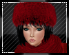 Mirabilis Red Fur Hat