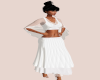 White Pattern Dress