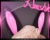 [A] pink bunny ears
