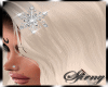 *S*Snowflake hair clips