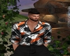 orange Abstrak shirt