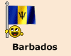 Barbados flag smiley