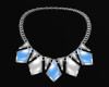 Blue/Cream Necklace