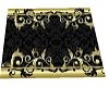 Black-gold rug