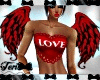 Animated Red Cupid Wings