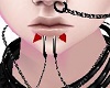 -x- red face chains