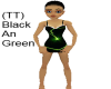 (TT) Black An GreenDress