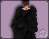 Black Fluffy Coat