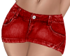 Aspen Jean Skirt Red