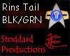 {S.P.}Rins Tail BLK/GRN