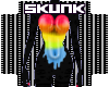 !S! Rainbow Skunk Fur F