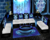 Harley Blue Couch Set