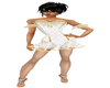 Lace Corset Dress Yellow