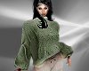 T- Cable Knit green