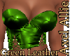 AA Green Leather Corset