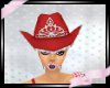 Red Cowgirl Princess Hat