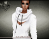 (D) Hooded Sweater White
