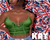 K| Olive Tie Tank