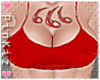 666 Tattoo Top Red
