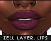- zell lips layerable -