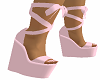 Pink Wedge Shoes