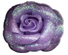 Purple Glitter Rose