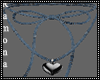 Denim Heart Choker 02