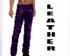Purple LeatherPant