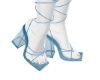 {TR} Blue Sparkle Heels