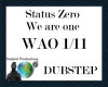 Status zero - we are one