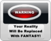 Warning Fantasy sticker