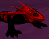 Male Iguana Black/Red