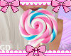 Cotton Candy Lollipop