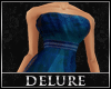 ~D~ Drape Dress Blue