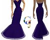 Sapphire Fishtail Gown