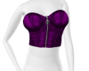 Purple Leather Corset RL