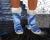 Santa's Boots Blue