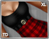 Miss Red Plaid XL