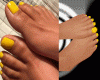 Yellow Pedicure