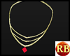 Red and Gold pendent
