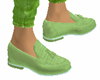 zapato hombre verde
