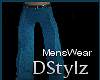 Turquoise Men's Pants