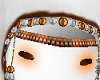 Head jewels: orange