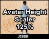 Avatar Height Scale 125%
