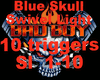 Blue Skull light 10 trig