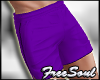 CEM Purple Short Shorts