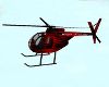 Red and Black helicopter